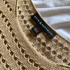 rock & republic short sleeve sweater